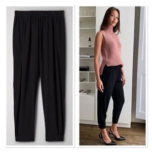BABATON (Aritzia) Dexter Pant. Black. side pockets. cropped length. Small